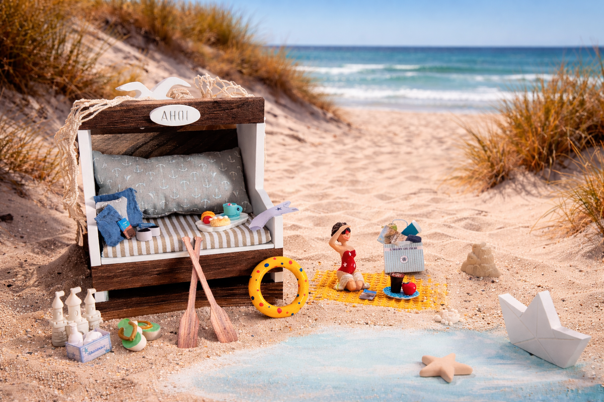 Bastelbögen und Anleitung Maritime Miniaturen