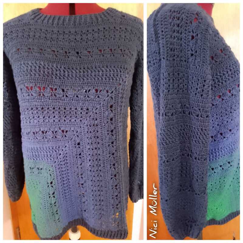 Frauhohmanns Häkelpullover „Isipisi“ - Häkelzauber aus der Ecke