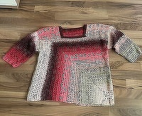 Ich habe den Pullover von Frauhohmanns schon zum zweiten Mal gehäkelt. ❤️weil er mir so gut gefällt.