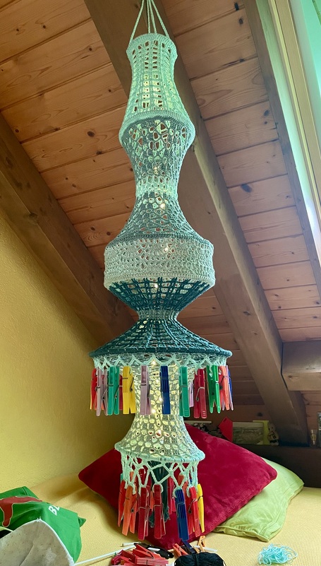 Häkelanleitung Lampion "Meeresbrise"