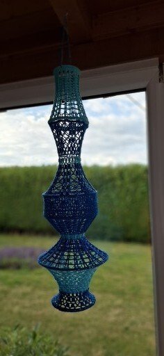 Häkelanleitung Lampion "Meeresbrise"