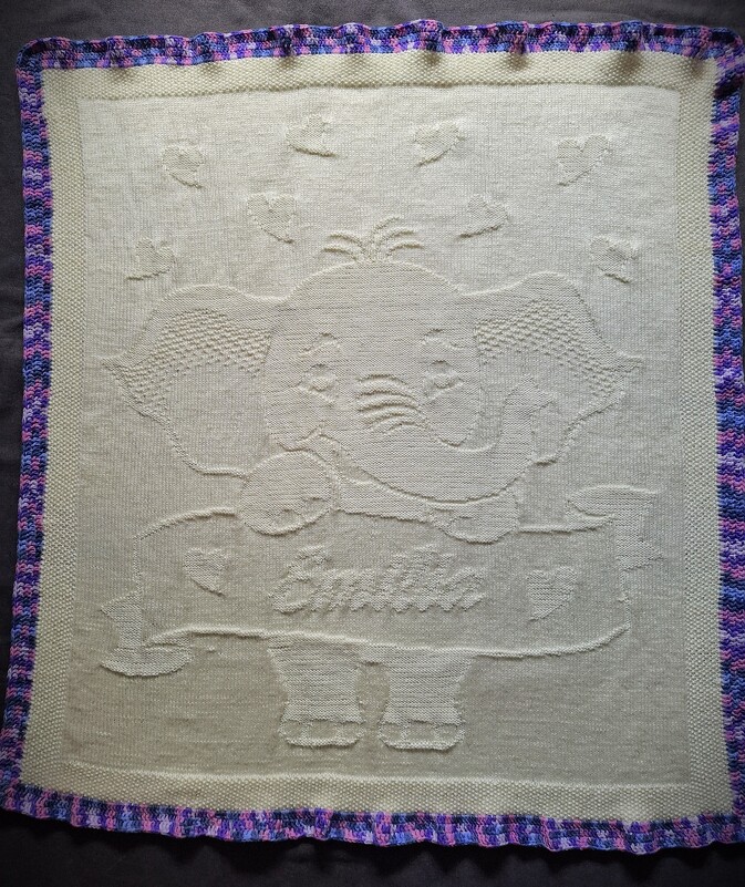 Strickanleitung Babydecke "Welcome baby"