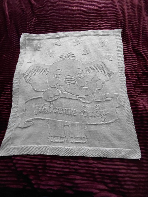 Strickanleitung Babydecke "Welcome baby"