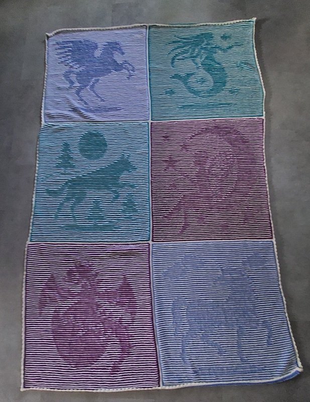 Fabelwesen Decke Illusionsstricken