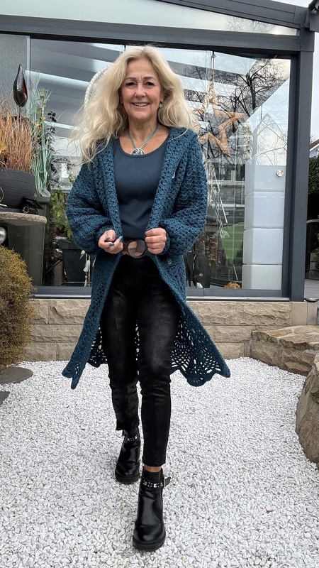 Häkelanleitung Elfenmantel, Häkeljacke, gehäkelte Strickjacke