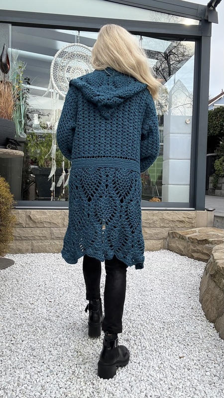 Häkelanleitung Elfenmantel, Häkeljacke, gehäkelte Strickjacke