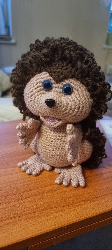 Crochet pattern  Immi the chubby hedgehog
