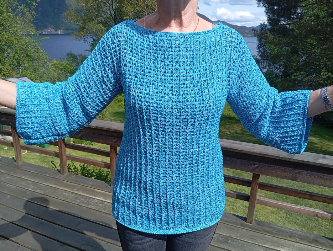 Häkelanleitung 1 Bobbel Pullover Smilla