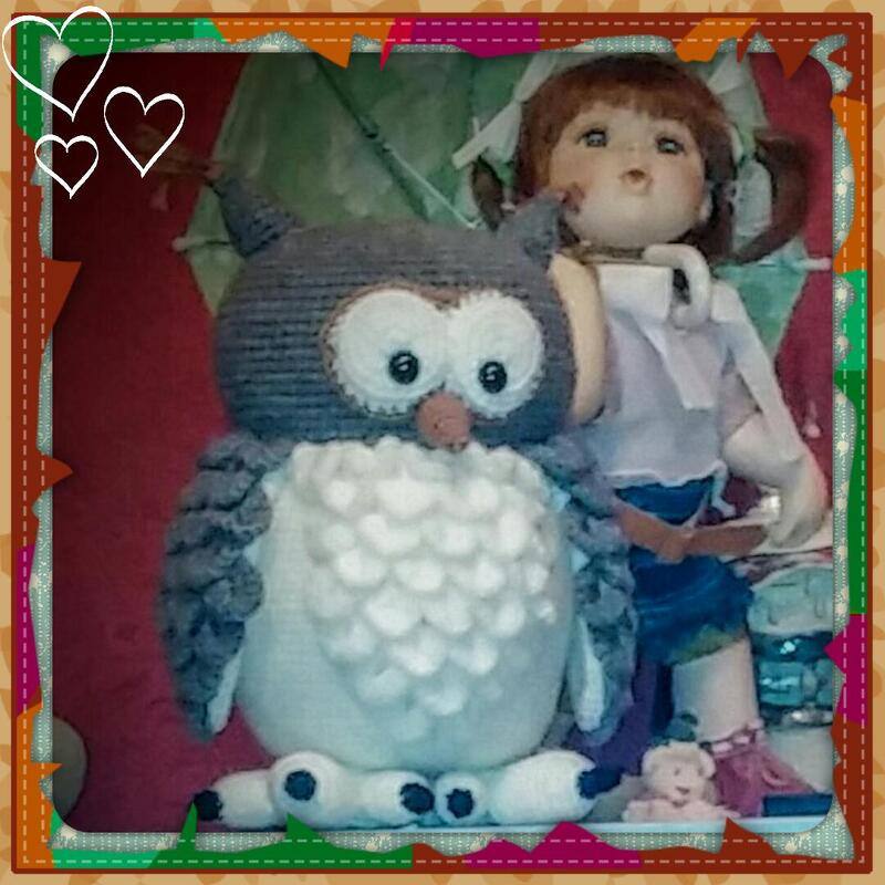 Flauschige Schneeeule Hedwig - H&auml;kelanleitung