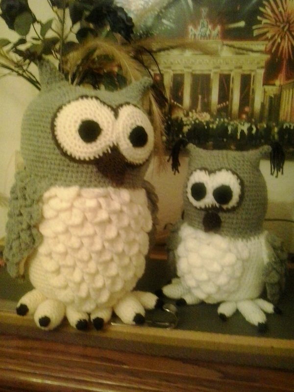 Flauschige Schneeeule Hedwig - H&auml;kelanleitung