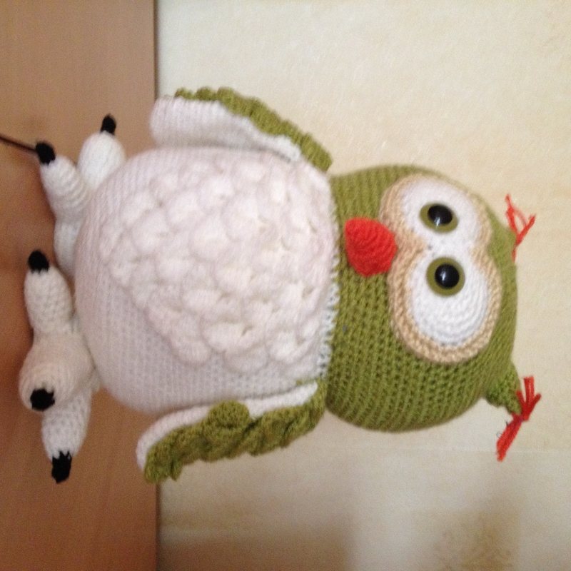 Flauschige Schneeeule Hedwig - H&auml;kelanleitung