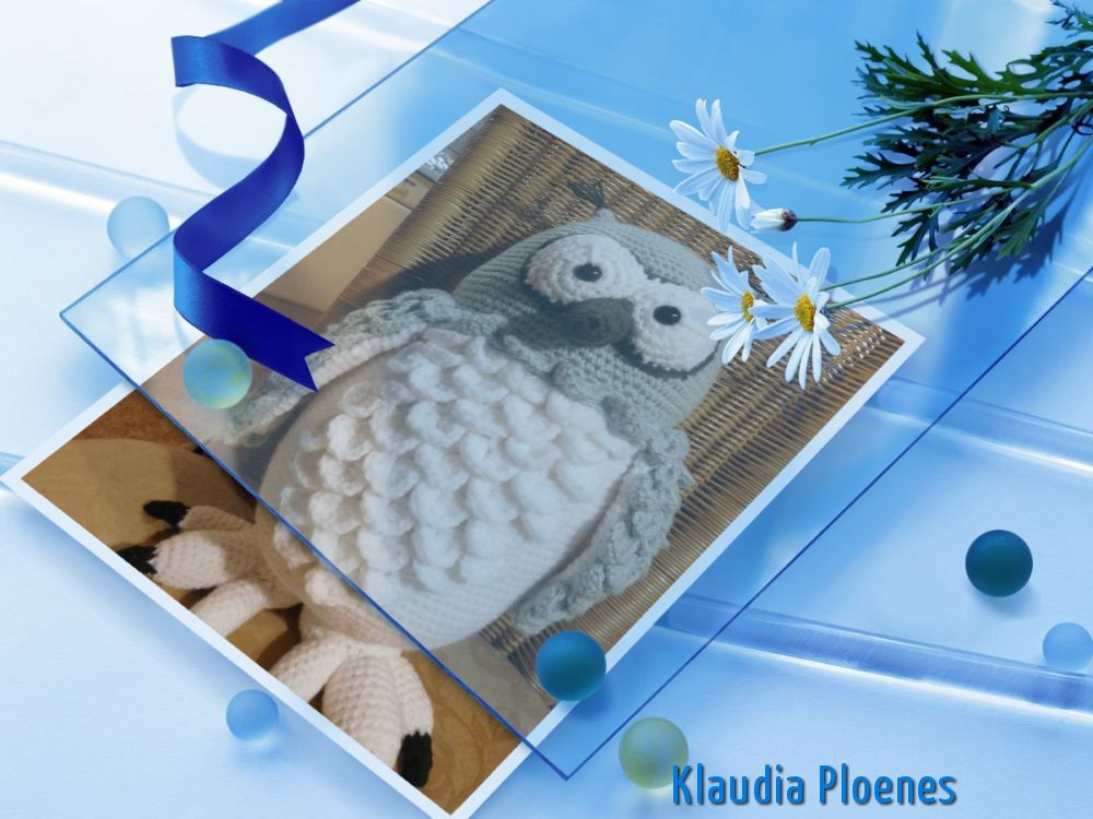 Flauschige Schneeeule Hedwig - H&auml;kelanleitung