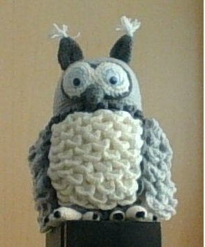 Flauschige Schneeeule Hedwig - H&auml;kelanleitung