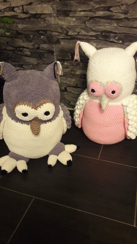 Flauschige Schneeeule Hedwig - H&auml;kelanleitung