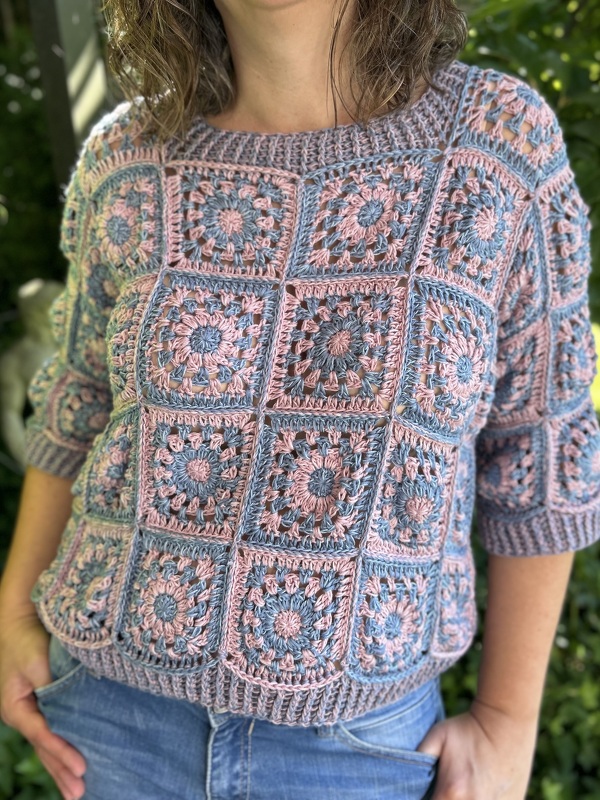 Häkelanleitung 2in1 Granny-Häkeljacke/Häkelpulli