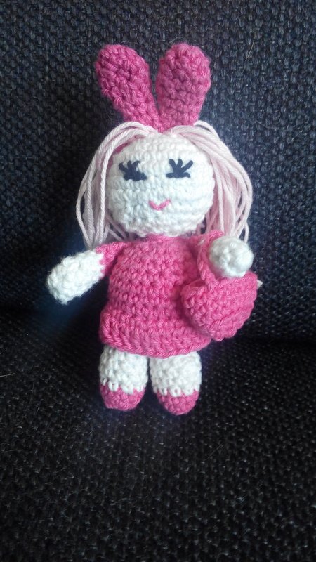 Little Pink Lady - Amigurumi Doll - Free Crochet Pattern