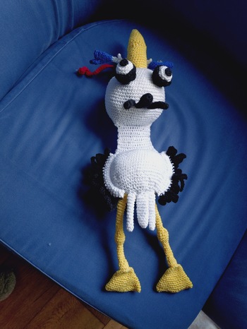 Lustige Möwe