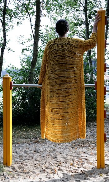 Meine Jacke Gina aus Bobbelwolle mit 4 Fäden