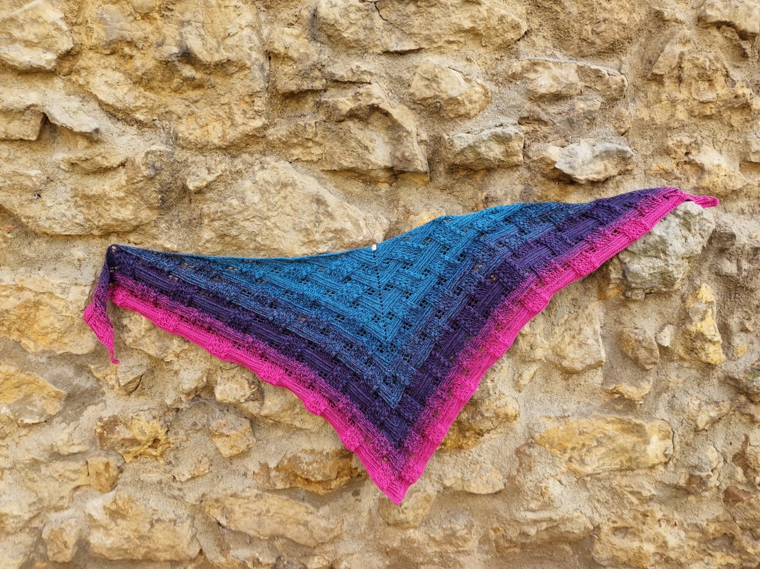 Crochet Pattern Triangular Scarf, Loop, Shawl "Rhea"