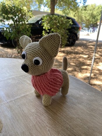 Ein süßer Hund, leicht zu häkeln