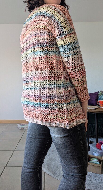 Crochet Pattern Cardigan / Vest / Jacket &quot;Dorea&quot;