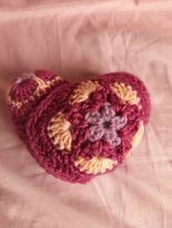 Unicorn crocheted with African Flowers crochet pattern PDF DYN