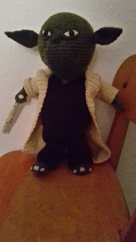 Häkelanleitung Yoda