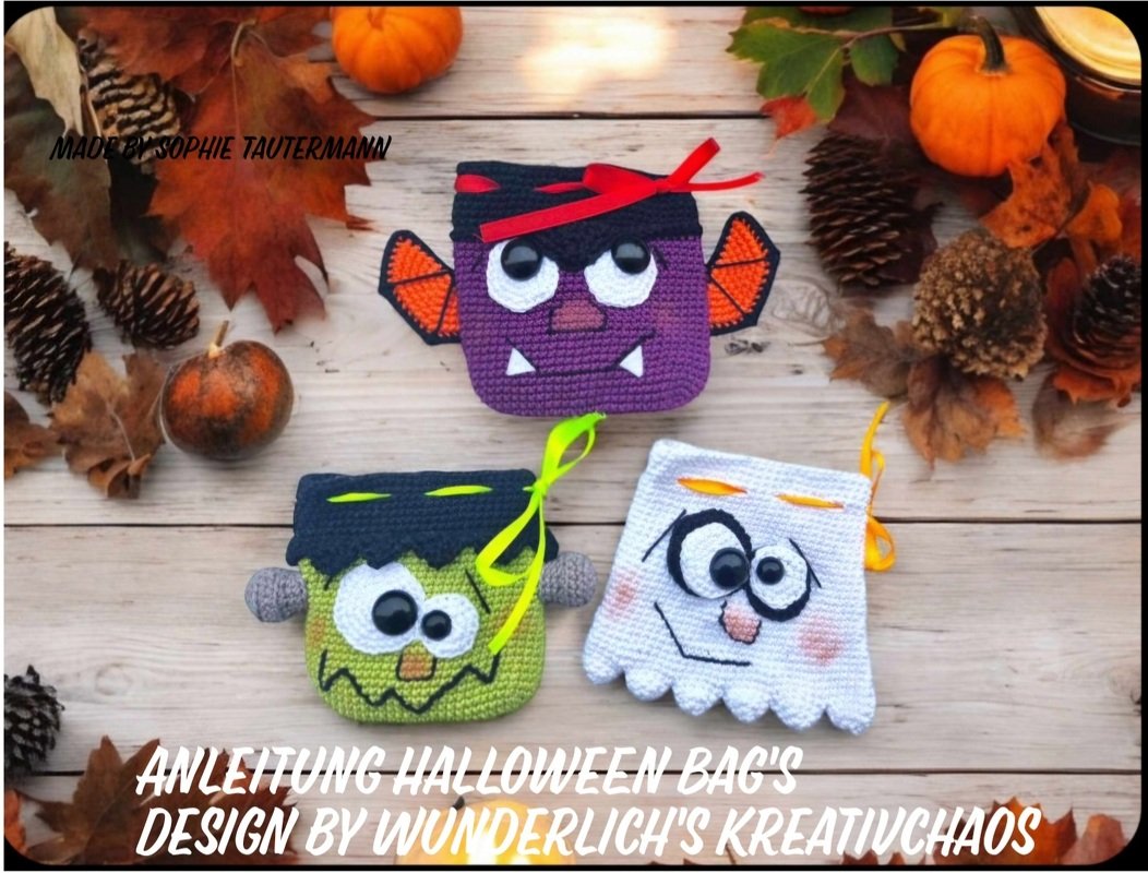 Häkelanleitung Halloween Bag`s