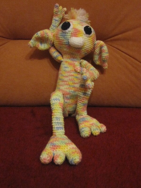 Häkelanleitung Eumel, das Fabelwesen