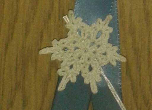 Schneekristall, kostenlos häkeln, Schneestern