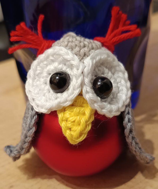 Eulenkugel, befüllbar oder mit Licht