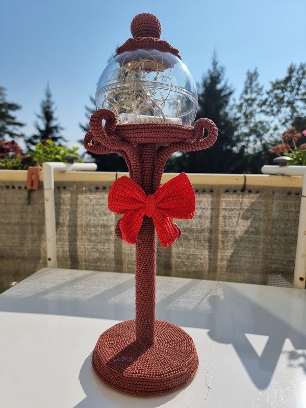 Häkelanleitung Weihnachtslaterne