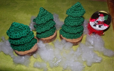 Mini-Tannenbaum/Weihnachtsbaum in 2 Größen häkeln