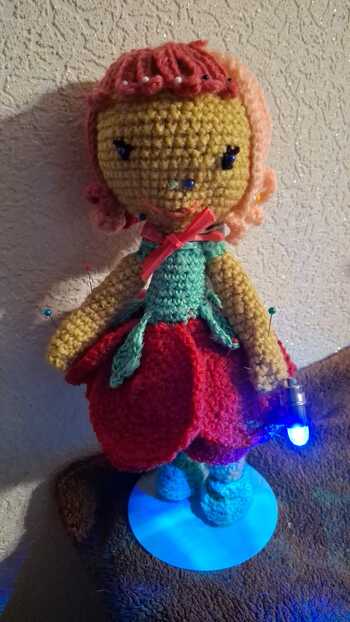 Hab eine große (30cm) creepy doll draus gemacht ^_-