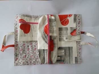 Tolle Tasche - mit leichten Modifikationen für mich besser benutzbar. Danke für die tolle Anleitung!
Werde noch weitere für meine strickbegeisterten Freundinnen  als Geschenk nähen....