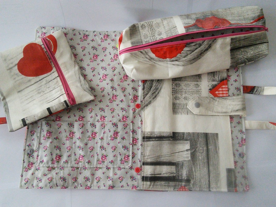 Nähanleitung &quot;Stricktasche für Unterwegs&quot;