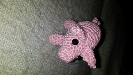 Das schnelle Schwein- Quick Quiecky...Glücksbringer mit kleinem Augentutorial- Gratisanleitung