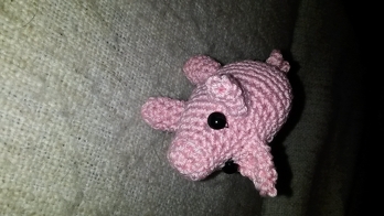 Es ließ sich gut häkeln. Und die Freundin hat sich auch sehr gefreut