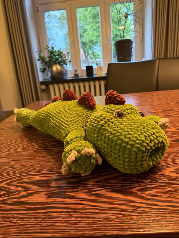 Häkelanleitung XL Schlummerdino