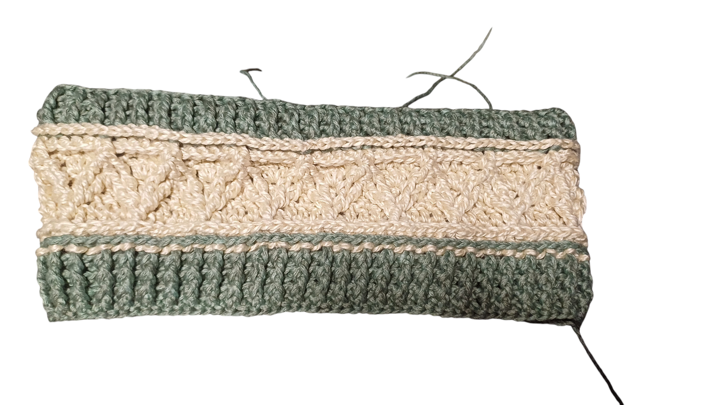 Häkelanleitung Mütze oder Stirnband "Cäsar" Damen oder Herren