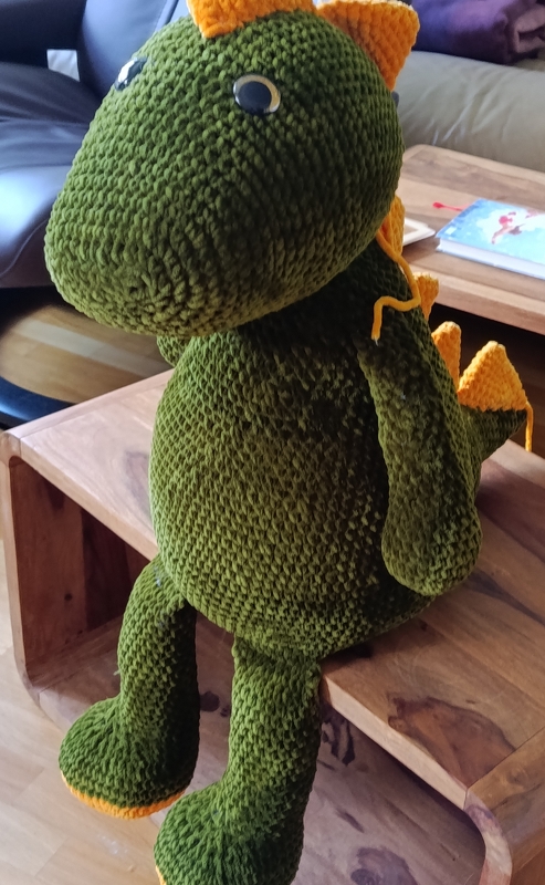 Häkelanleitung Dinosaurier XXL