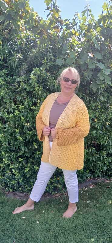 Häkeljacke BUNTSPECHT  |  jede Größe  |  jedes Garn  |  ohne Maschenprobe