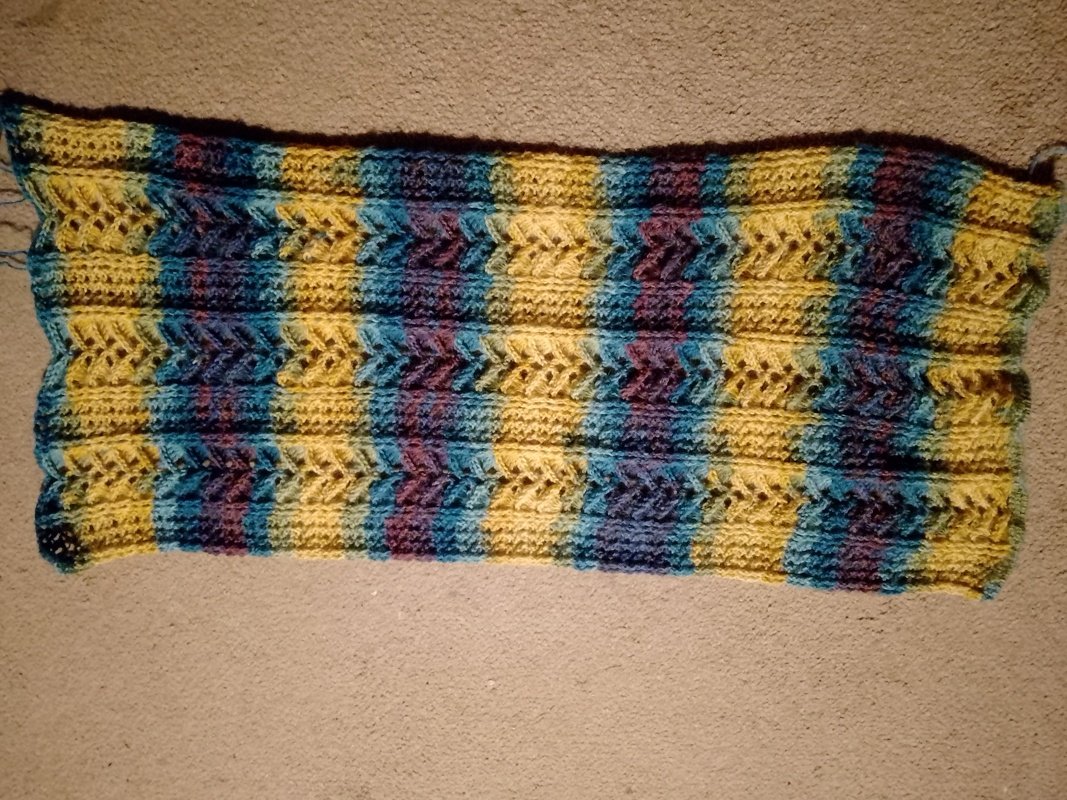 Crochet Pattern Scarf &quot;Rhodia&quot;