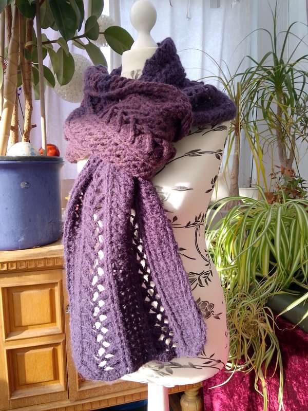 Crochet Pattern Scarf "Rhodia"