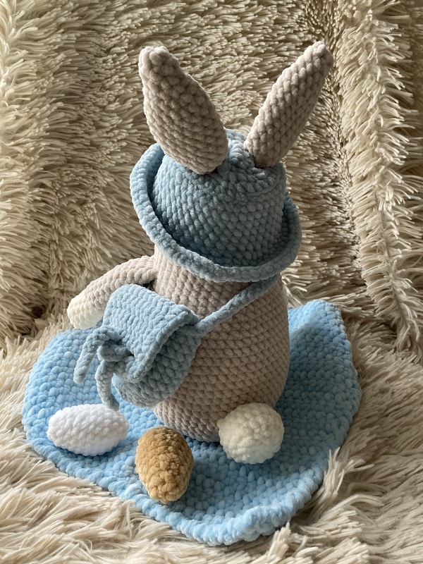 Hase Bommel Häkelanleitung