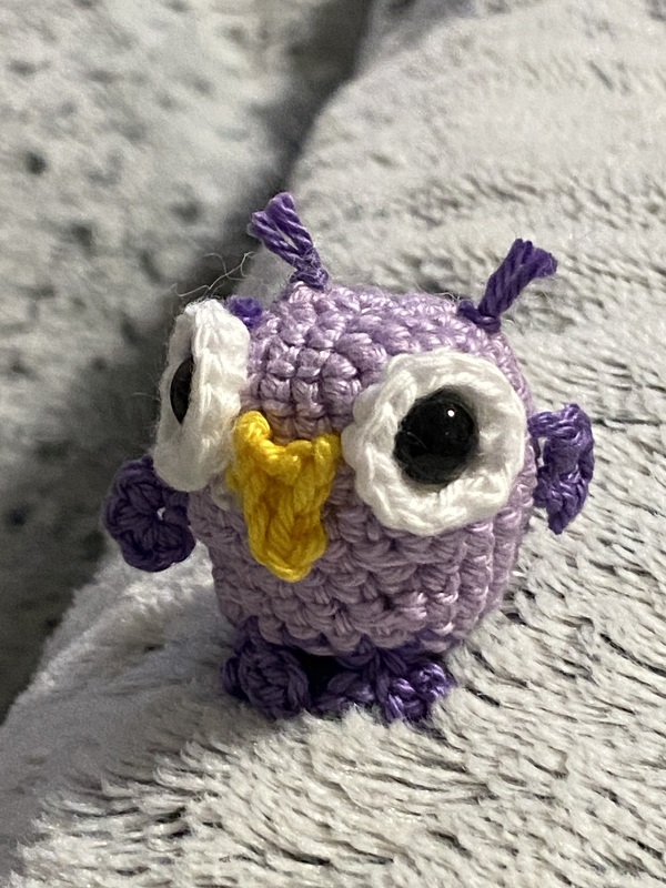 Eule - Anhänger - Taschenbaumler - Häkelanleitung