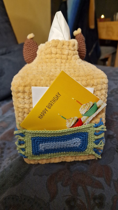 Alpaka, Taschentuchbox mit Tasche, Häkelanleitung, Amigurumis, DIY