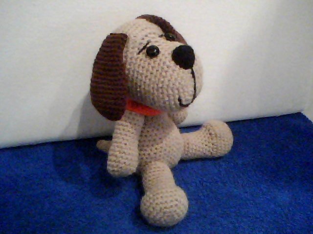 Kleiner Hund Amigurumi Häkelanleitung 20cm groß
