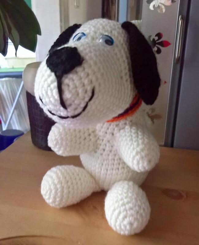 Kleiner Hund Amigurumi Häkelanleitung 20cm groß