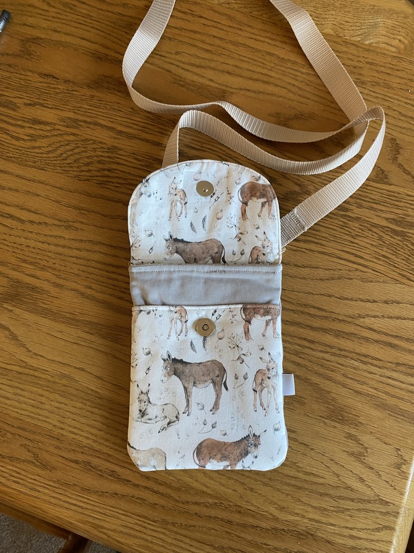 Flacher Walter - Eine Handytasche mit Platz - digitale Nähanleitung + SM